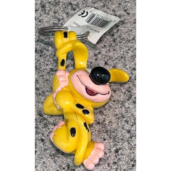 Disney Marsupilami Applause Keychain Yellow Figurine Hanging Design Keyring - Picture 7 of 7